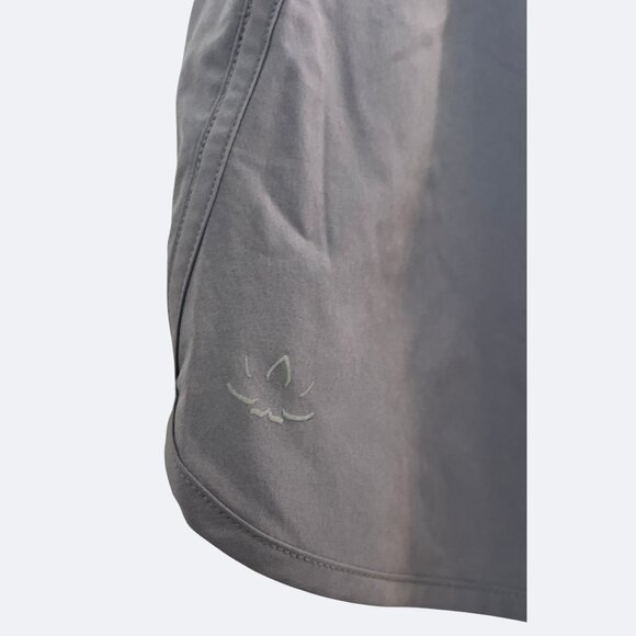 BEYOND YOGA - Stretch Woven In Stride Lined Shorts - Cloud Grey - Large - Picture 8 of 10
